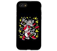 Custodia per iPhone SE (2020) / 7/8 Funny Rock & Roll Rat Cool Cat che dondola fuori a suonare la chitarra