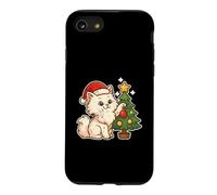 Custodia per iPhone SE (2020) / 7/8 Gatto Bianco Decora Albero