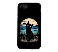Custodia per iPhone SE (2020) / 7/8 Gatto Gatto Luna amante dei gatti proprietari di gatti animali domestici