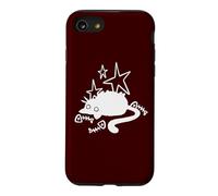 Custodia per iPhone SE (2020) / 7/8 Gatto pigro paffuto anni '90 Y2K di Fish Bones Stargazing