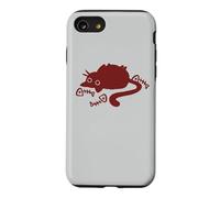 Custodia per iPhone SE (2020) / 7/8 Gatto pigro paffuto Tomcat Y2K anni '90 di Fish Bones