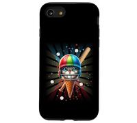 Custodia per iPhone SE (2020) / 7/8 Gelato Baseball Gioventù Colorato Per Ragazzi Acquerello