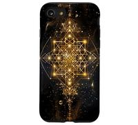 Custodia per iPhone SE (2020) / 7/8 Geometria sacra Metatron Cube Colorful Spiritual