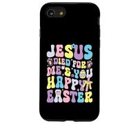 Custodia per iPhone SE (2020) / 7/8 Gesù muore per te e io Buona Pasqua Cristiana Resurrezione