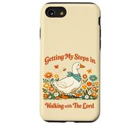 Custodia per iPhone SE (2020) / 7/8 Getting My Steps in Walking With The Lord Christian Floral