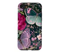 Custodia per iPhone SE (2020) / 7/8 Giardino fiorito di farfalle