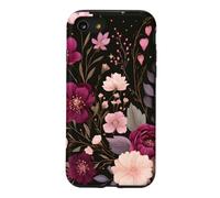 Custodia per iPhone SE (2020) / 7/8 Giardino fiorito scuro di notte