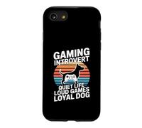 Custodia per iPhone SE (2020) / 7/8 Gioco Amante dei cani introverso Vita tranquilla Giochi rumorosi Cane leale
