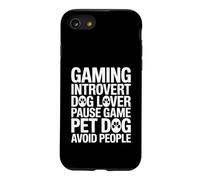 Custodia per iPhone SE (2020) / 7/8 Gioco Introverso Amante dei Cani Pausa Gioco Pet Dog Evitare le Persone