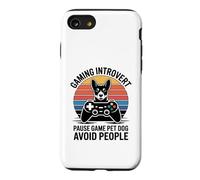 Custodia per iPhone SE (2020) / 7/8 Gioco Introverso Amante dei Cani Pausa Gioco Pet Dog Evitare le Persone