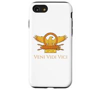 Custodia per iPhone SE (2020) / 7/8 Giulio Cesare Citazione Latina Veni Vidi Vici SPQR Aquila Romana