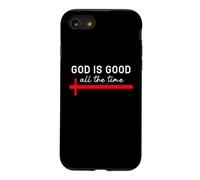 Custodia per iPhone SE (2020) / 7/8 God is Good All the Time Christian Faith Bible Verse Psalm