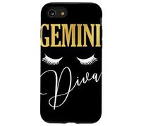 Custodia per iPhone SE (2020) / 7/8 Grafica della regina del compleanno di Gemini Diva Zodiac