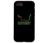 Custodia per iPhone SE (2020) / 7/8 Grafico divertente degli investimenti del mercato azionario verde rosso bar candela meme