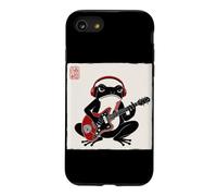 Custodia per iPhone SE (2020) / 7/8 Grumpy Frog Chitarrista Musica Rock Giapponese Woodblock Art