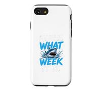 Custodia per iPhone SE (2020) / 7/8 Guess What Week it is - Cool Cartoon Shark Graphic