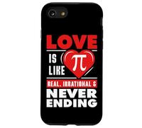 Custodia per iPhone SE (2020) / 7/8 Happy Pi Day Funny Pi Day L'amore è come Pi non finisce mai