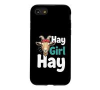 Custodia per iPhone SE (2020) / 7/8 Hay Girl Hay Funny Goat Lover per ragazze