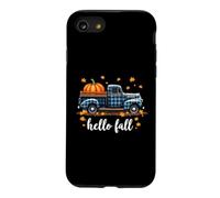Custodia per iPhone SE (2020) / 7/8 Hello Fall Camicia Divertente Halloween Zucca Buffalo Plaid Camion