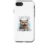 Custodia per iPhone SE (2020) / 7/8 Ho quel cane in me Camicia da gatto Divertente meme British
