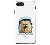 Custodia per iPhone SE (2020) / 7/8 Ho quel cane in me Maglietta da gatto Divertente arrabbiato