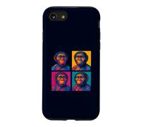 Custodia per iPhone SE (2020) / 7/8 Homo Habilis Pop Art Evoluzione umana precoce Handy Man