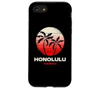 Custodia per iPhone SE (2020) / 7/8 Honolulu Hawaii Tramonto Design Spiaggia di Honolulu Oahu Hawaii