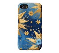 Custodia per iPhone SE (2020) / 7/8 Horror Strano Occhio Malvagio Blu Scuro