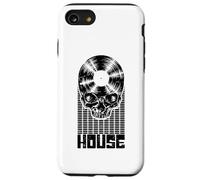 Custodia per iPhone SE (2020) / 7/8 House Music DJ Vinile Record Music Lover Equalizzatore Skull LP