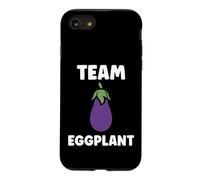 Custodia per iPhone SE (2020) / 7/8 Humor food eggplant simple team eggplant