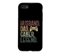 Custodia per iPhone SE (2020) / 7/8 Husband Dad Gamer Legend Funny Gaming Dad Retro