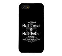 Custodia per iPhone SE (2020) / 7/8 I Am Mixed Half Jesus and Half Peter Christian #Runup Gift