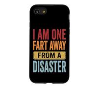 Custodia per iPhone SE (2020) / 7/8 I Am One Fart Away From A Disaster Mal Di Stomaco
