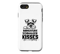 Custodia per iPhone SE (2020) / 7/8 I baci dello Schnauzer nano aggiustano tutto