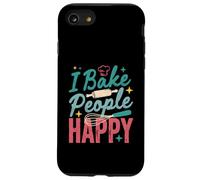 Custodia per iPhone SE (2020) / 7/8 I Bake People Felice Pasticcere Chef Torta Biscotto Cuocere felice cuocere
