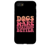 Custodia per iPhone SE (2020) / 7/8 I cani rendono tutto migliore Amanti dei cani Groovy