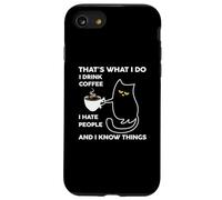 Custodia per iPhone SE (2020) / 7/8 I Drink Coffee I Hate People Cafeine Baristas Coffee Lover
