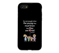 Custodia per iPhone SE (2020) / 7/8 I giovani devono sapere che sono amati San Giovanni Bosco Camicia