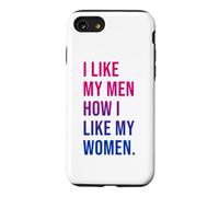 Custodia per iPhone SE (2020) / 7/8 I Like My Men How I Like My Women Bisexual Pride Bi Pride