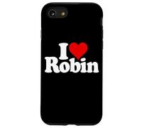 Custodia per iPhone SE (2020) / 7/8 I LOVE HEART ROBIN NOME SU UN TEE