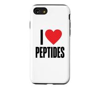 Custodia per iPhone SE (2020) / 7/8 I Love Peptides Stack Fitness Biohacker Palestra Scienza Invecchiamento