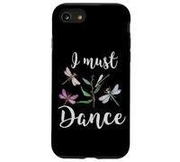 Custodia per iPhone SE (2020) / 7/8 I Must Dance - Libellule ad acquerello