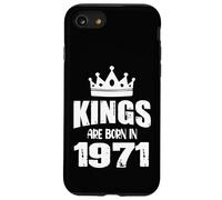 Custodia per iPhone SE (2020) / 7/8 I re nascono nel 1971 Compleanno Vintage Vintage 1971