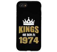Custodia per iPhone SE (2020) / 7/8 I re nascono nel 1974 Compleanno vintage 1974