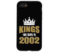 Custodia per iPhone SE (2020) / 7/8 I re nascono nel 2002 Compleanno Vintage 2002