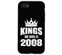 Custodia per iPhone SE (2020) / 7/8 I re nascono nel 2008 Compleanno Vintage 2008