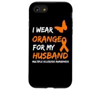 Custodia per iPhone SE (2020) / 7/8 I Wear Orange For My Husband Multiple Sclerosis Ribbon
