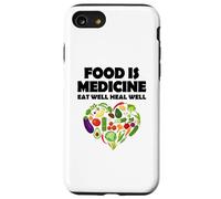 Custodia per iPhone SE (2020) / 7/8 Il cibo è una medicina Mangia bene Guarisci bene Vegano