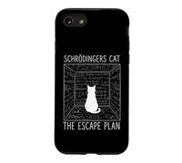 Custodia per iPhone SE (2020) / 7/8 Il gatto di Schrodinger The Escape Plan Funny Science Cat