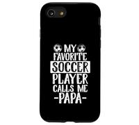 Custodia per iPhone SE (2020) / 7/8 Il mio giocatore di calcio preferito mi chiama papà nonno regalo di calcio
